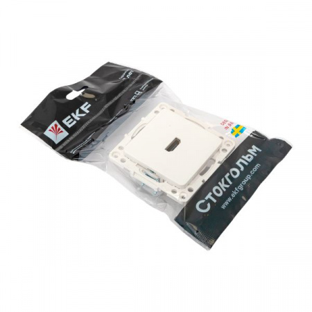 EKF Стокгольм Механизм розетки HDMI белый