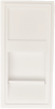 Donel Розетка DEC RJ45 UTP кат.6a, 1мод., бел. (22.5х45мм), DECF12W6A
