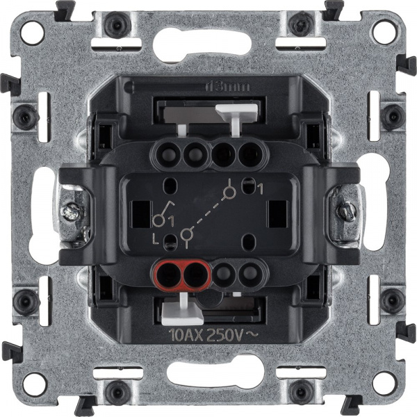 Legrand Valena LIFE DIY Бел Выключатель 1-клавишный 10А 250В