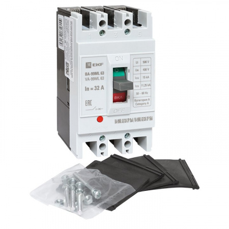 EKF Basic Автоматический выключатель ВА-99МL 63/ 32А 3P 15кА