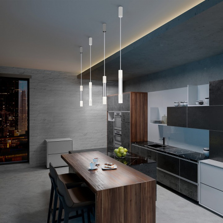 Подвесной светильник 50210/1 LED белый Eurosvet Axel