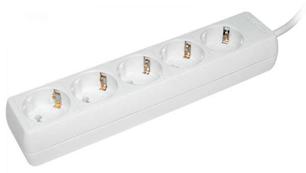 IEK Удлинитель У05 5 мест 2Р+PЕ/5метров 3х1мм2 16А/250В