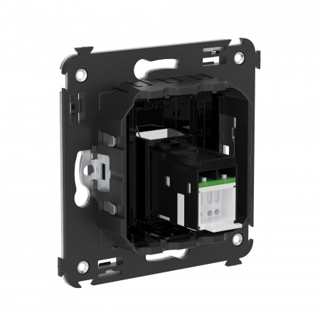 DKC Avanti Черный квадрат Компьютерная розетка RJ-45 один  категория  6А