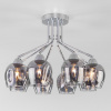 Потолочная люстра с плафонами 30164/8 хром Eurosvet Marci