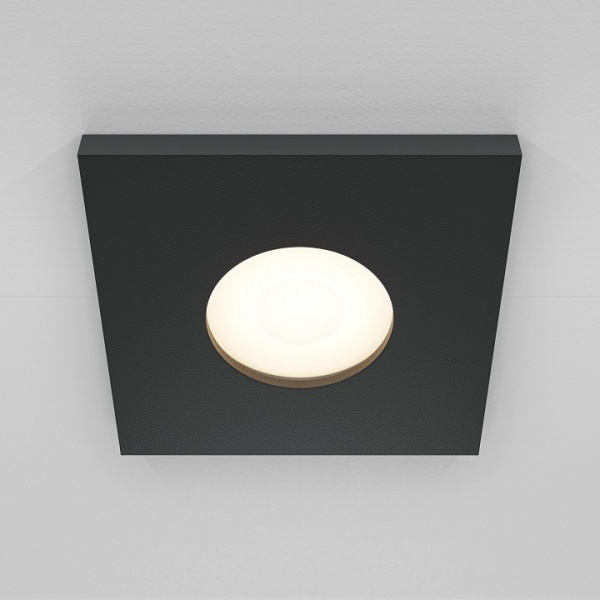 Встраиваемый светильник Downlight DL083-01-GU10-SQ-B Maytoni Stark