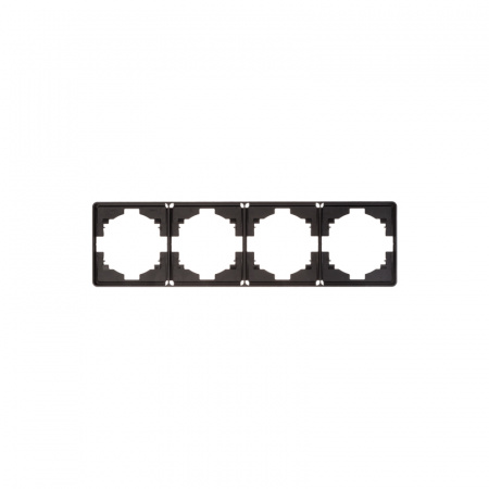 KRANZ Рамка ROUND 4-постовая оникс