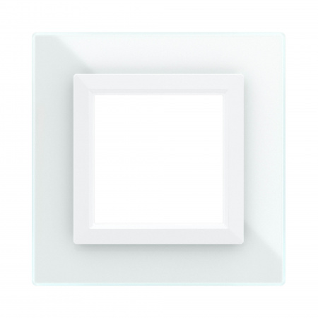 DKC Avanti Белый Стекло Рамка 2 модуля