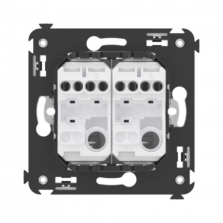 DKC Avanti Белое облако Кнопка двухклавишная