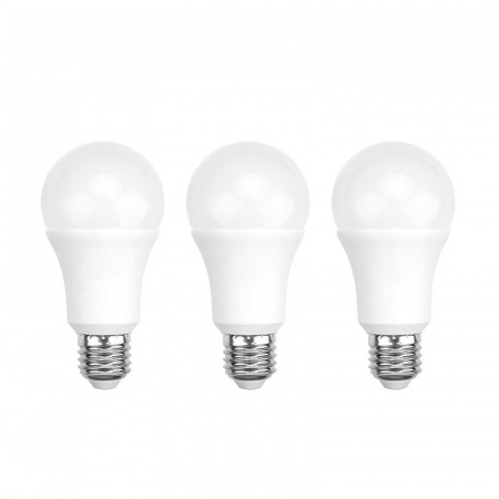 Лампа светодиодная Груша A70 20.5 Вт E27 1948 Лм 4000 K нейтральный свет (3 шт./уп.) Rexant