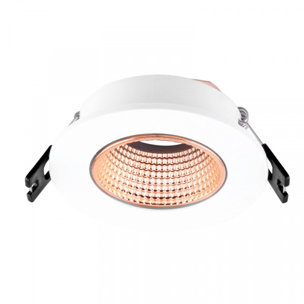 DK3061-WBR Встраиваемый светильник, IP 20, 10 Вт, GU5.3, LED, белый/бронзовый, пластик