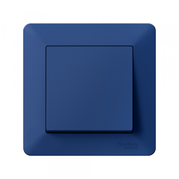 Systeme Electric AtlasDesign Air Аквамарин/дымчатый черный Рамка 1-ая