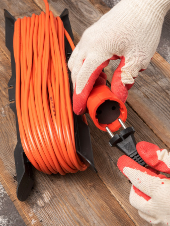 EKF PROxima Удлинитель на рамке "Зевс 2.0" 40м без заземления ПВС 2*0,75 10А/2,3кВт