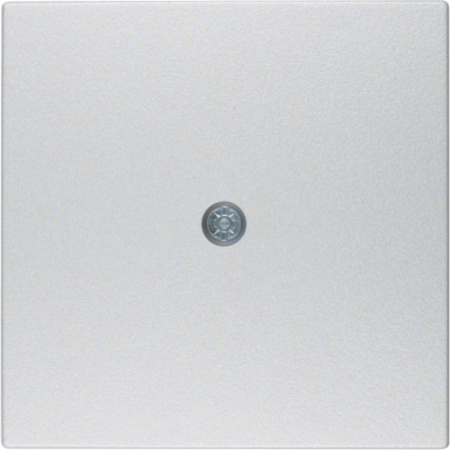 Berker S, B Алюминий матовый Центральная панель для VDo-розеток и кабельного вывода