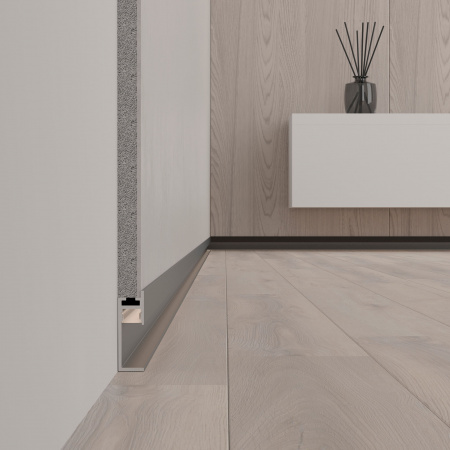 Arlight Профиль PLINTUS-H35-F-2000 BLACK (Алюминий)