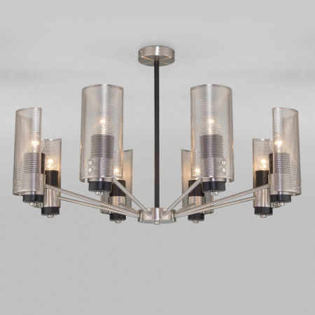 Люстра в стиле лофт 70139/8 никель Eurosvet Grino