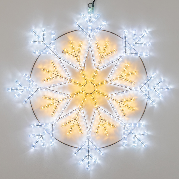 Arlight Фигура ARD-SNOWFLAKE-M12-900x900-720LED White/Warm (230V, 43W) (Ardecoled, IP65)