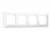 Рамка ALFA Line (Белый глянец) 4-ая AF110104