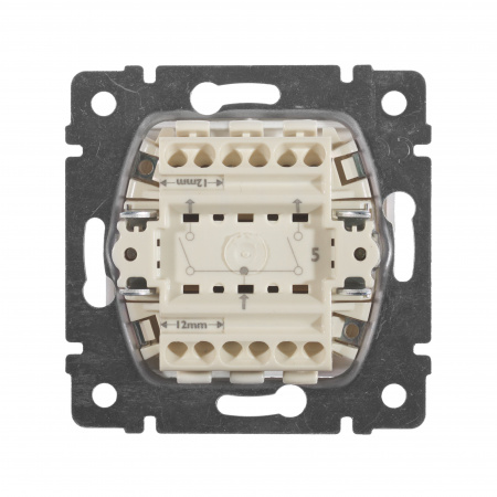 Legrand Valena Алюминий Выключатель 2-х клавишный