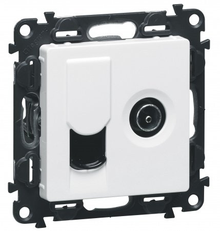 Legrand Valena LIFE Бел Накладка розетки TV-RJ45