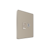 Systeme Electric Systeme Infinity Песчаный берег Розетка информационная TV/FM и RJ-45 кат.5е