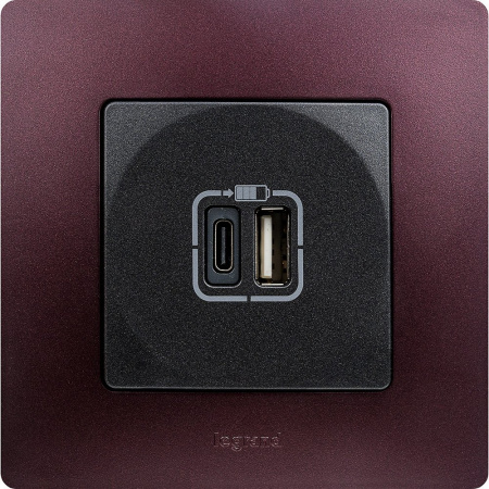 Legrand Etika Сливовая Рамка 1-ая