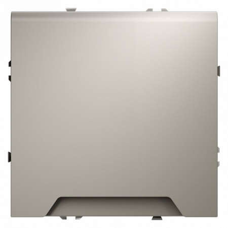 Розетка встраиваемая VOLTUM S70 с заземлением, защитными шторками и крышкой 16А, (кашемир)