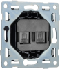 Donel Механизм компьютерной розетки 2-й RJ45 cat.6/ClassE, серия N96 Collect, DTM16600