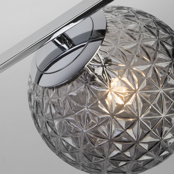 Настольная лампа с плафоном 01213/1 хром Eurosvet Shape