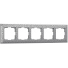 Рамка на 5 постов (матовый хром) WL07-Frame-05