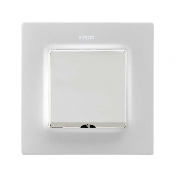 Simon S82 Concept Матовый белый, Накладка для шнурового выключателя и вывода кабеля