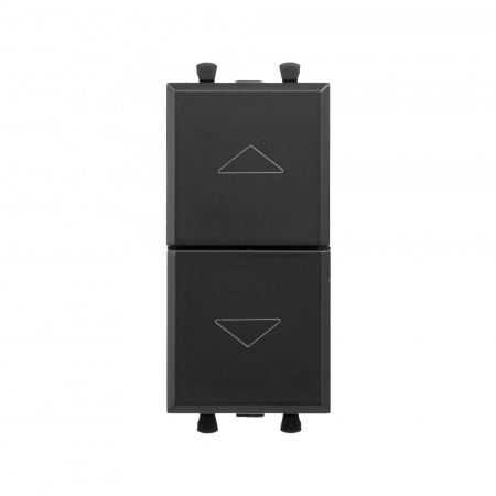 DKC Avanti Черный матовый Механизм управления рольставней 1 модуль