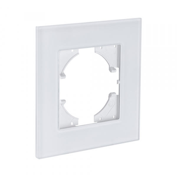 Рамка 1-постовая, стекло белый Kollinger Reflex MG RM1WH