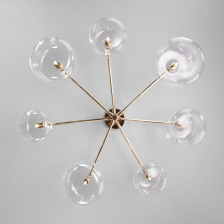 Потолочная люстра в стиле лофт 70128/7 золото Eurosvet Jar