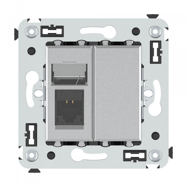 DKC Avanti Закаленная сталь Компьютерная розетка RJ-45 один  категория  6