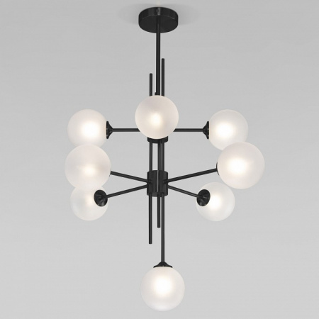 Потолочный светильник со стеклянными плафонами 50383 черный Eurosvet Volver