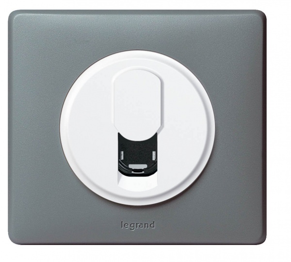 Legrand Celiane Бел Накладка ТЛФ 1-ой розетки