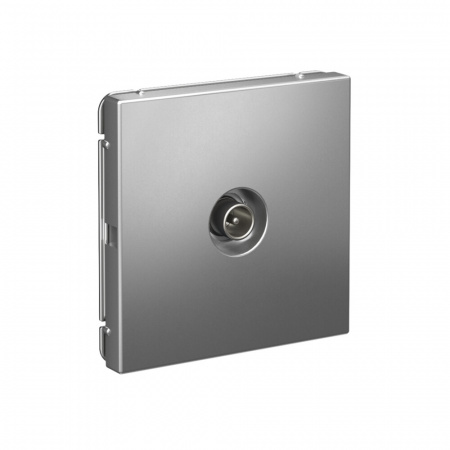 Systeme Electric ArtGallery Сталь TV Розетка оконечная 1DB, механизм Systeme Electric ArtGallery Сталь TV Розетка оконечная 1DB, механизм