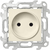 Simon 24 Слоновая кость Розетка 2К с защитными шторками