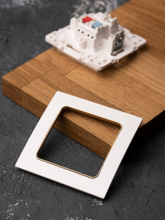 EKF PROxima Стокгольм Белый Линяя шампань Рамка 1-ая