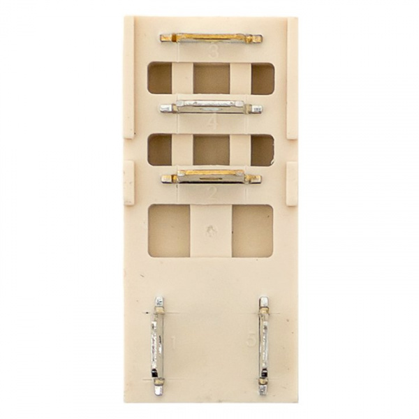 EKF Averes Реле промежуточное с кнопкой и мех. Индикацией RPAt 25/1 12A 24В DC