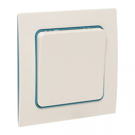 EKF PROxima Стокгольм Белый Выключатель 1-кл, 10А, винт.клеммы