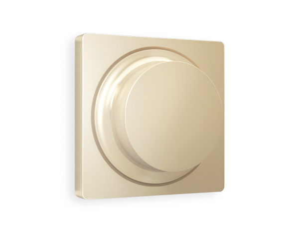 Лицевая панель ALFA (Шампань) для светорегулятора универсального QUANT AP6055