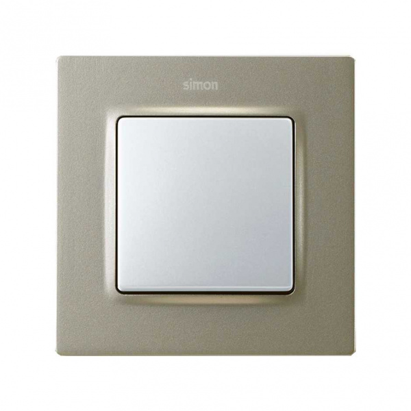 Simon S82 Concept Матовый шампань, Рамка 1-я