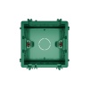 Systeme Electric Systeme Infinity Зеленый Коробка монтажная 87х87 для кладки или бетона