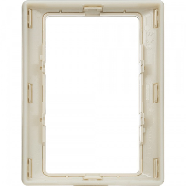 Legrand Valena LIFE Слоновая кость Рамка для двойных розеток 1-постовая