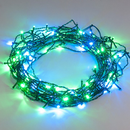 Гирлянда занавес на ель 0,45*1,5 м IP20 200-003 мульти Eurosvet 200-003