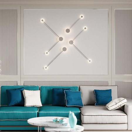 Настенный светодиодный светильник Odeon Light Hightech Gent 4339/8WLA