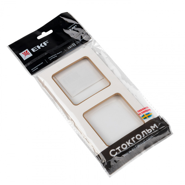 EKF PROxima Стокгольм Белый Линия шампань Рамка 2-ая