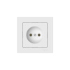 Systeme Electric AtlasDesign Белый Розетка без заземления, 16А, в сборе, быстрозажим. клем.