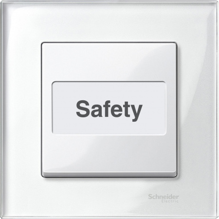 SE Merten SM M-Elegance Стекло Белое Рамка 1-ая